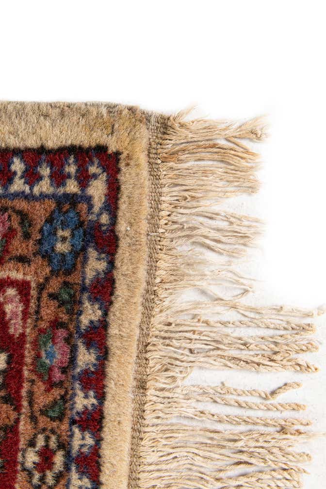 7' 2 x 10' 2 Hand Knotted Kashan Wool Rug