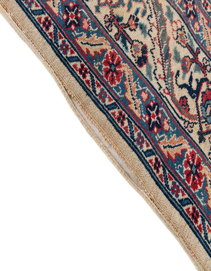 Detail image of 6' 6 x 9' 5  Hand Knotted Kashan Persian Wool Rug