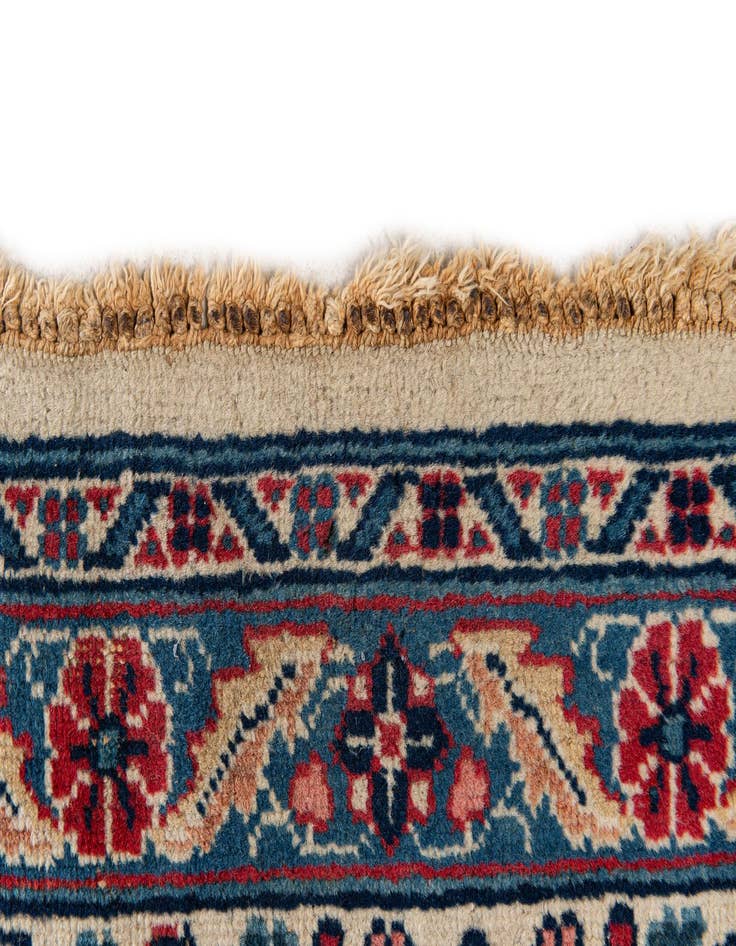 Detail image of 6' 6 x 9' 5  Hand Knotted Kashan Persian Wool Rug