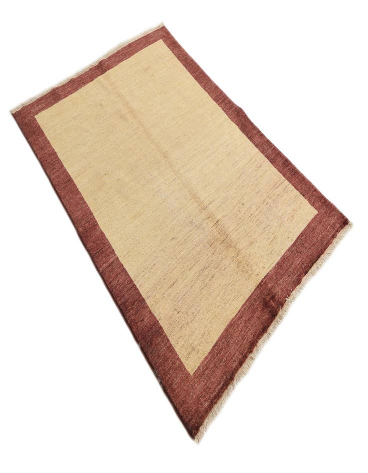 Detail image of 3' 10 x 5' 7 Hand Knotted Kashkuli Gabbeh Wool Rug