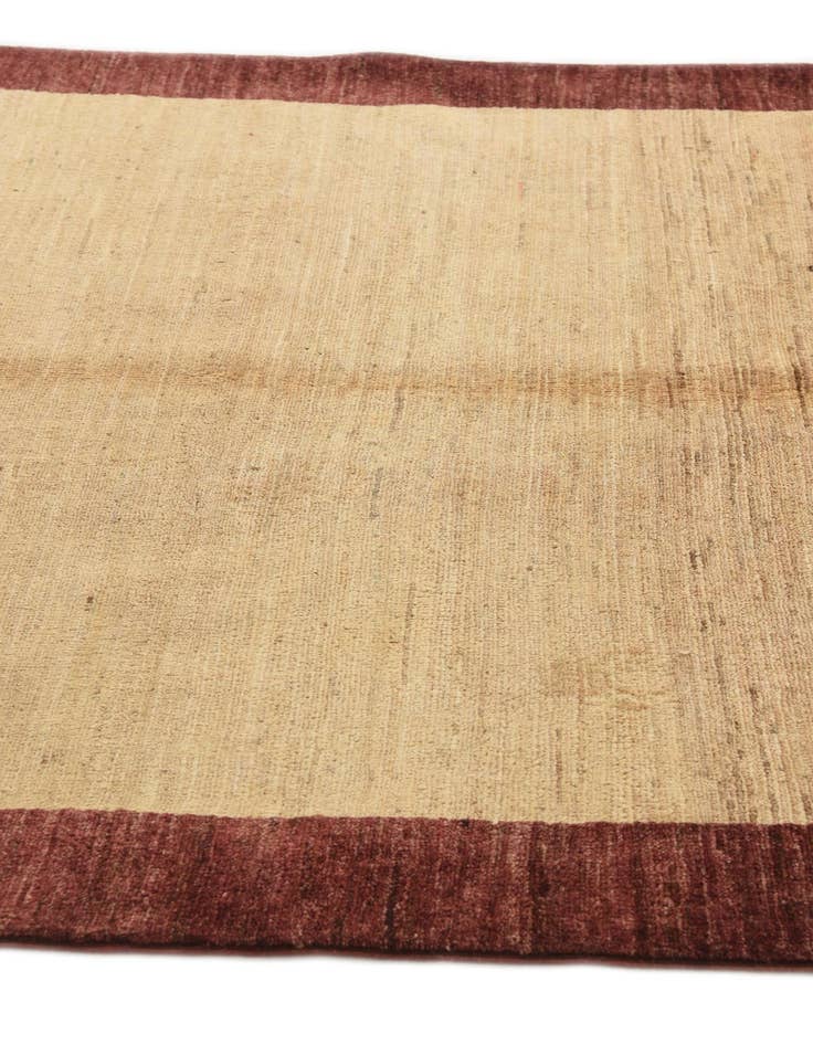Detail image of 3' 10 x 5' 7 Hand Knotted Kashkuli Gabbeh Wool Rug