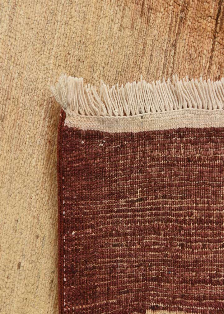 3' 10 x 5' 7 Hand Knotted Kashkuli Gabbeh Wool Rug