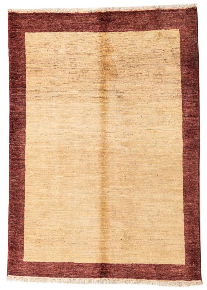 3' 10 x 5' 7 Hand Knotted Kashkuli Gabbeh Wool Rug