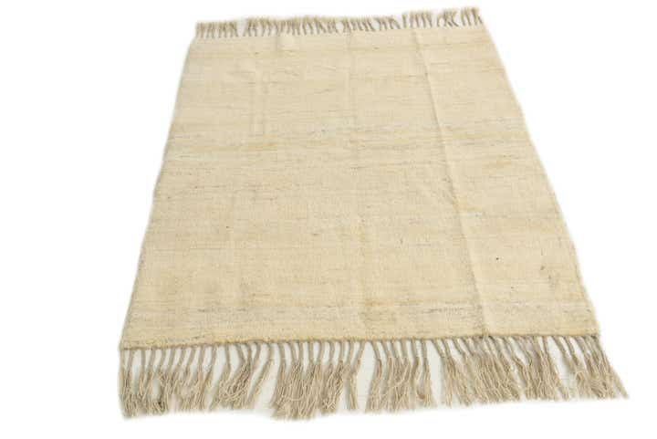 4' x 4' 9 Hand Knotted Kashkuli Gabbeh Wool Rug