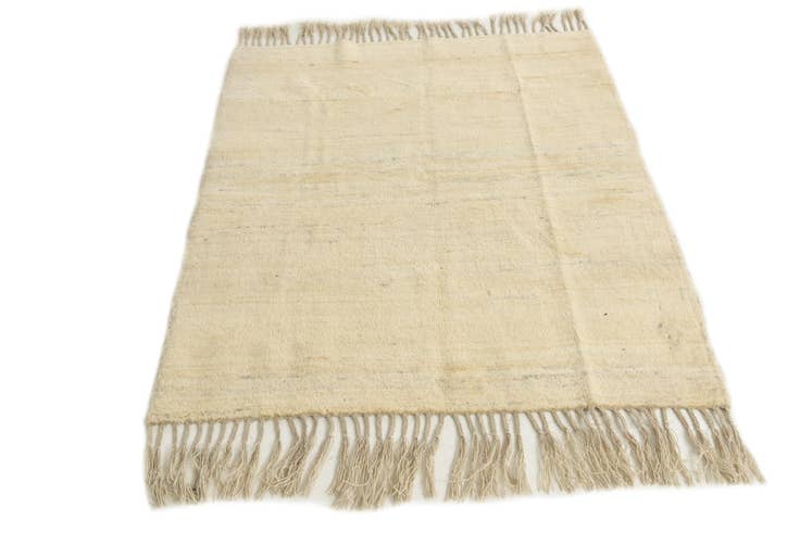 Detail image of 4' x 4' 9 Hand Knotted Kashkuli Gabbeh Wool Rug