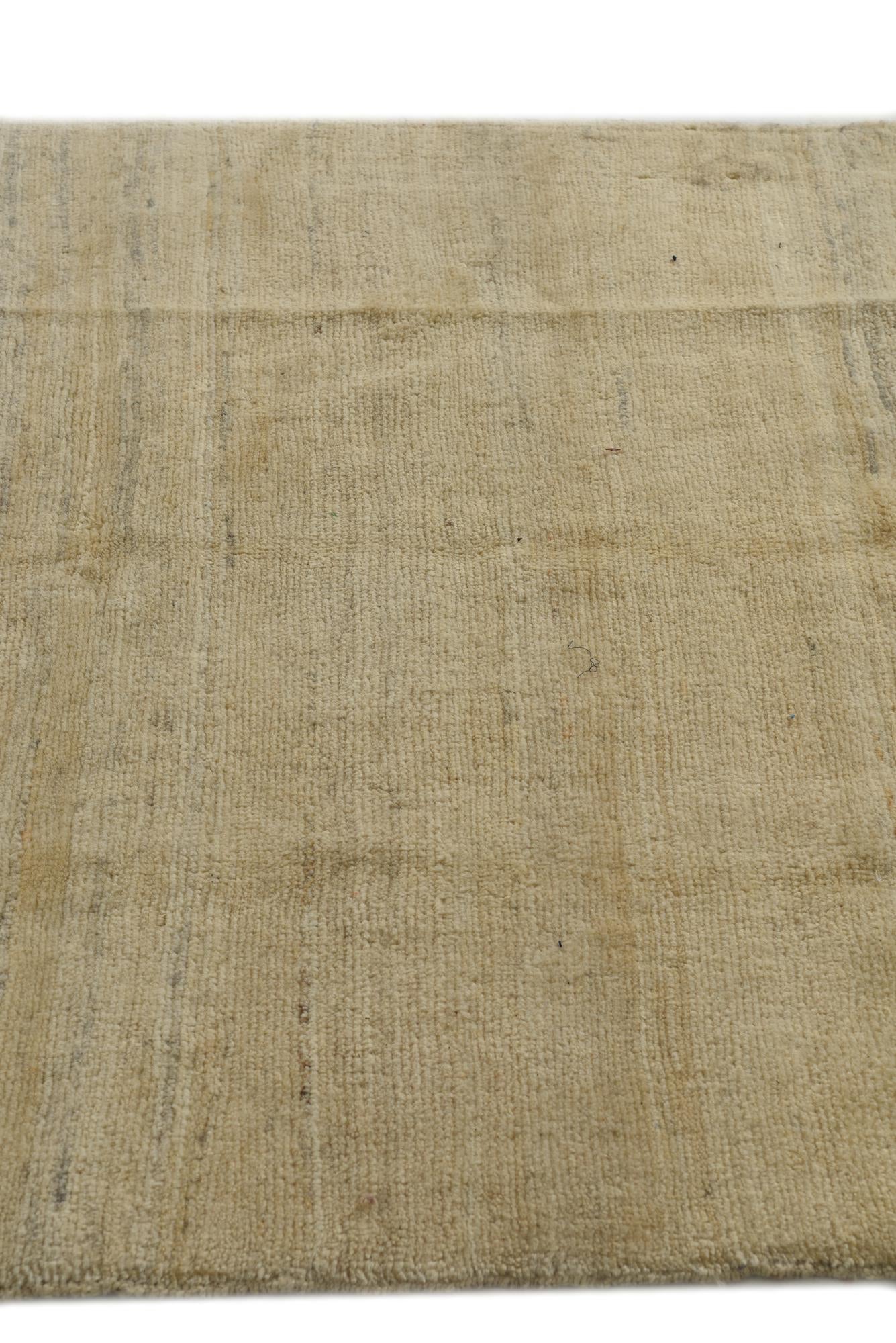 4' x 4' 9 Hand Knotted Kashkuli Gabbeh Wool Rug