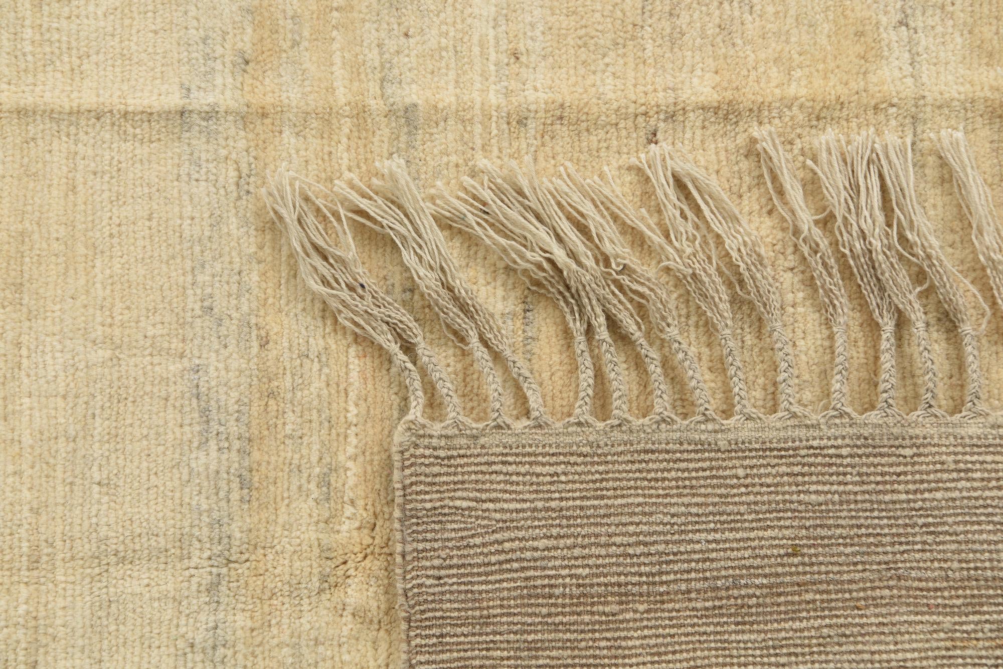 4' x 4' 9 Hand Knotted Kashkuli Gabbeh Wool Rug