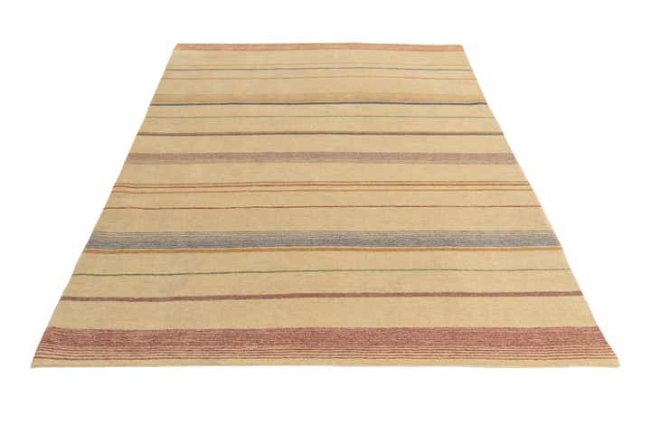 5' 6 x 8' 2 Hand Knotted Kashkuli Gabbeh Oriental Wool Rug