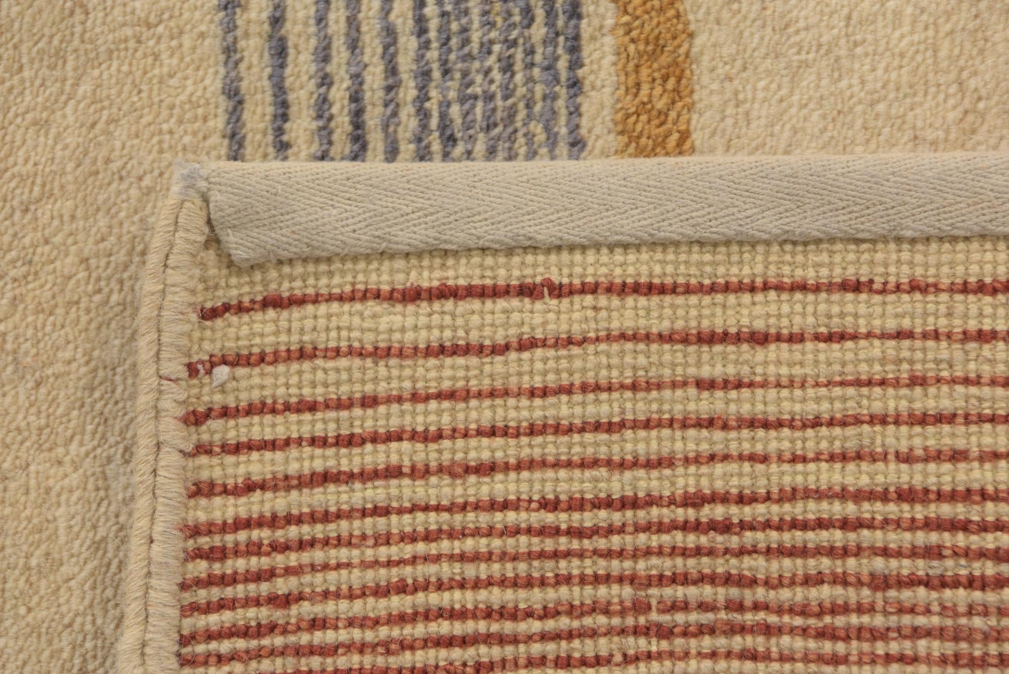 5' 6 x 8' 2 Hand Knotted Kashkuli Gabbeh Oriental Wool Rug