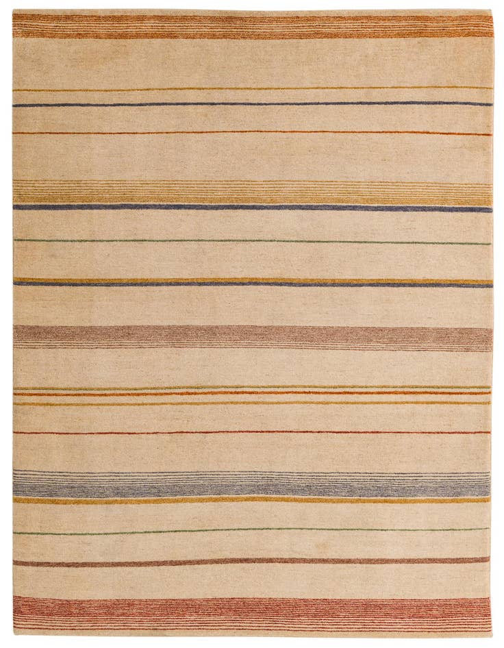 Detail image of 5' 6 x 8' 2 Hand Knotted Kashkuli Gabbeh Oriental Wool Rug