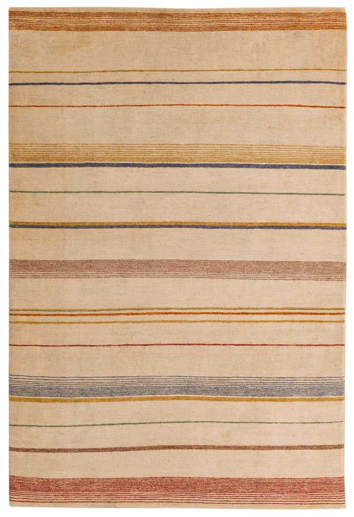 5' 6 x 8' 2 Hand Knotted Kashkuli Gabbeh Oriental Wool Rug