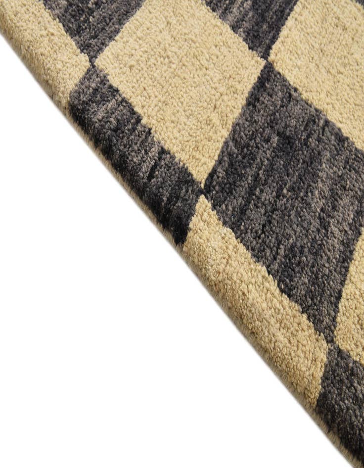 Detail image of 6' 8 x 10'  Hand Knotted Kashkuli Gabbeh Wool Rug