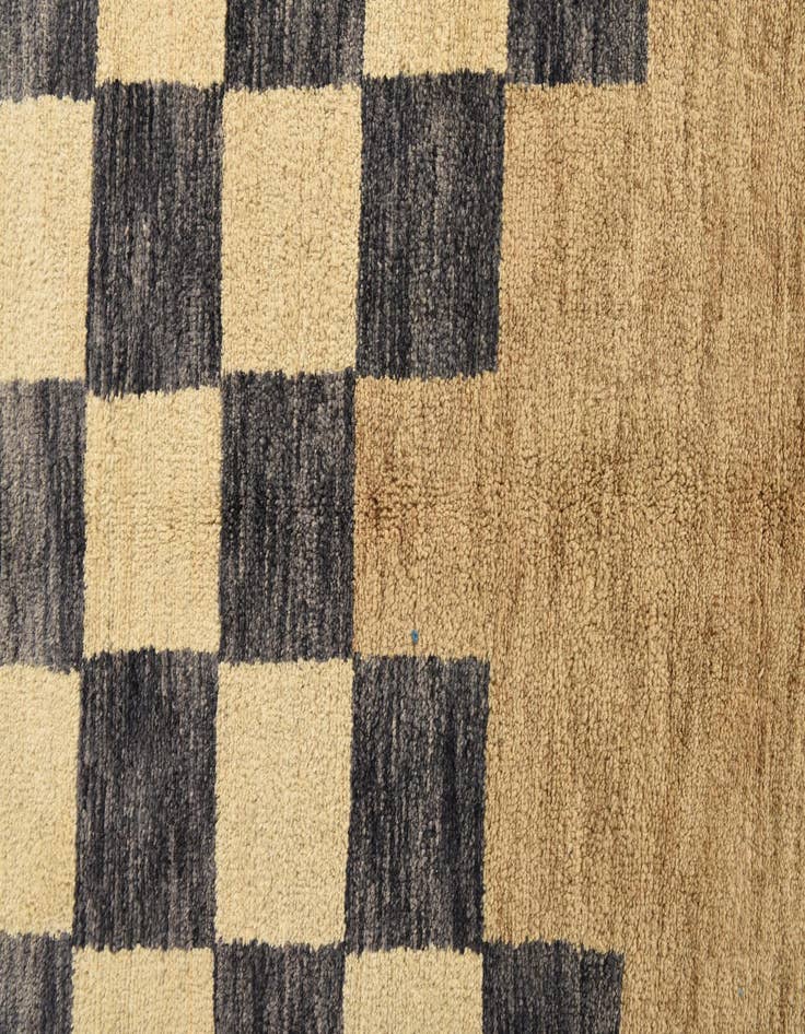 Detail image of 6' 8 x 10'  Hand Knotted Kashkuli Gabbeh Wool Rug