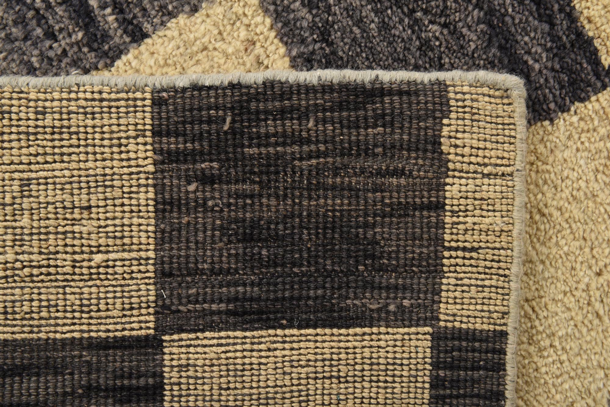 6' 8 x 10' Hand Knotted Kashkuli Gabbeh Wool Rug
