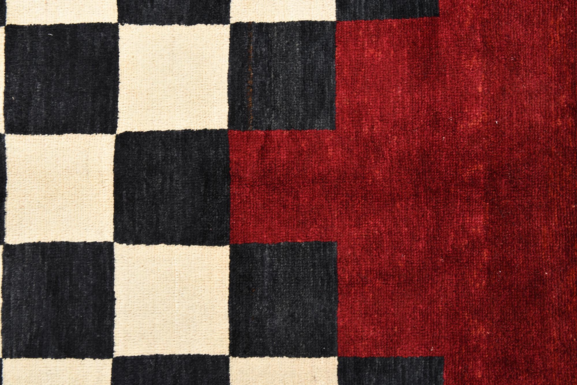 6' 9 x 9' 10 Hand Knotted Kashkuli Gabbeh Wool Rug