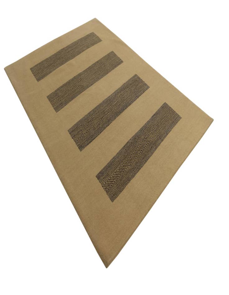 Detail image of 5' 7 x 8'  Hand Knotted Kashkuli Gabbeh Wool Rug