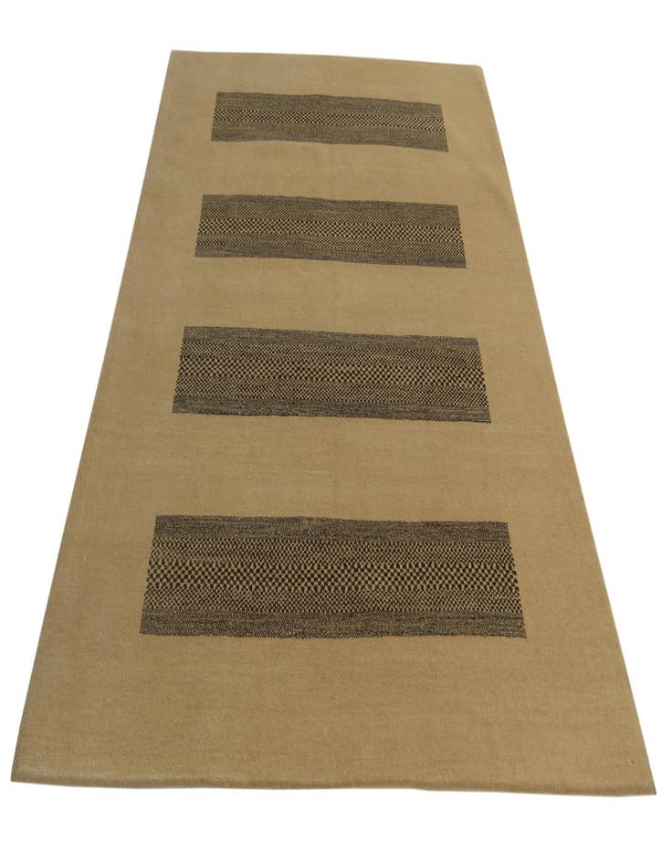 Detail image of 5' 7 x 8'  Hand Knotted Kashkuli Gabbeh Wool Rug