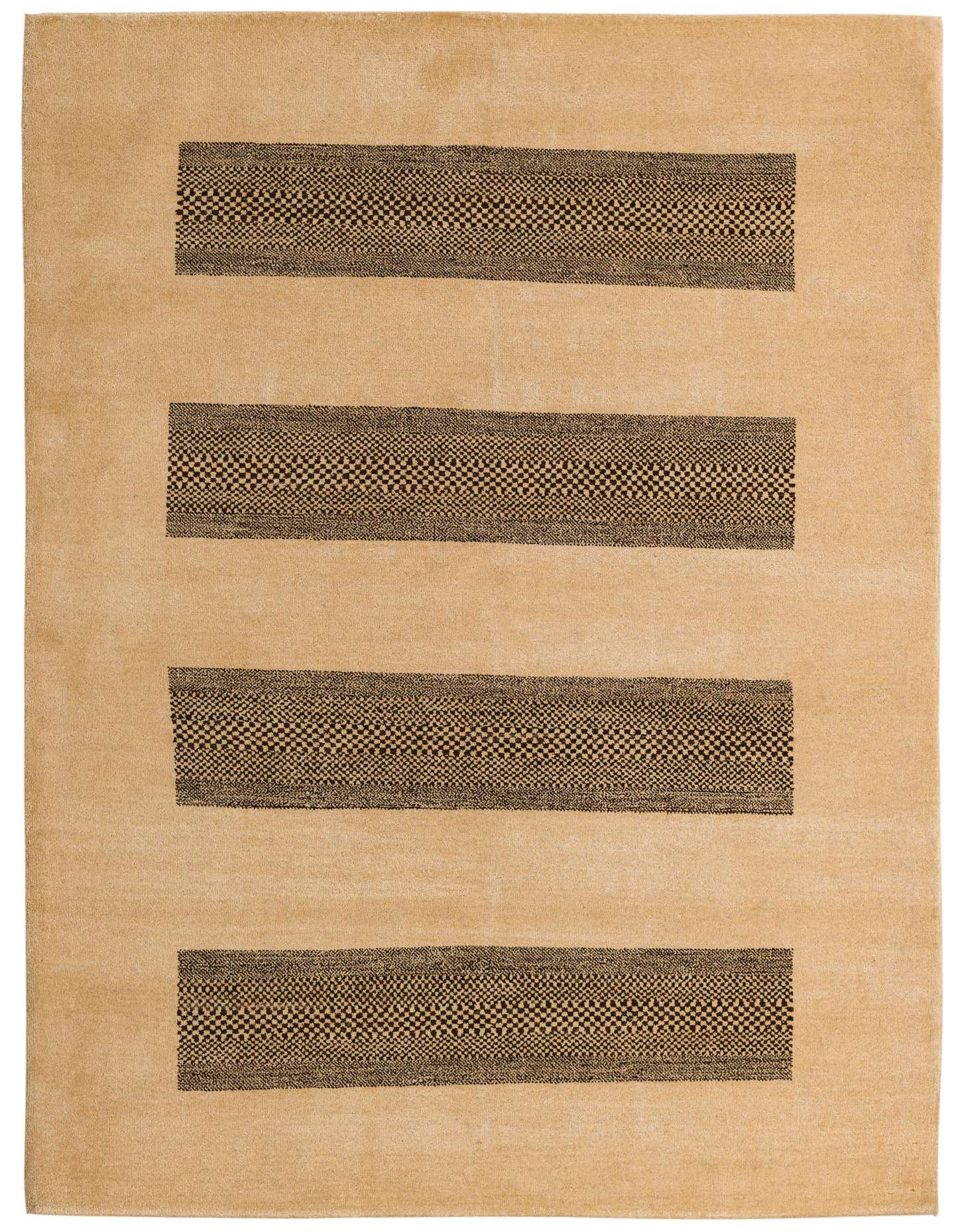 5' 7 x 8' Hand Knotted Kashkuli Gabbeh Wool Rug