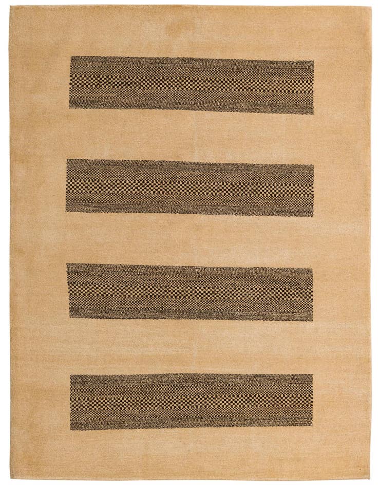 Detail image of 5' 7 x 8' Hand Knotted Kashkuli Gabbeh Wool Rug