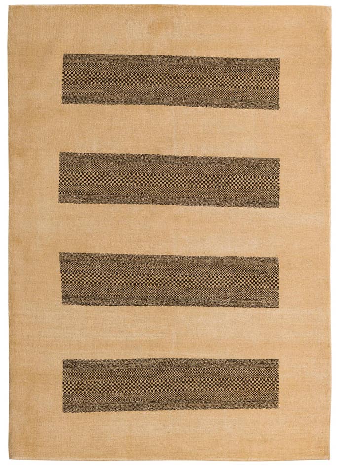 Detail image of 5' 7 x 8' Hand Knotted Kashkuli Gabbeh Wool Rug