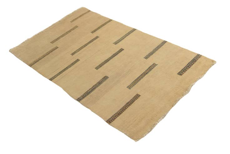 Detail image of 3' x 5' 2 Hand Knotted Kashkuli Gabbeh Oriental Wool Rug