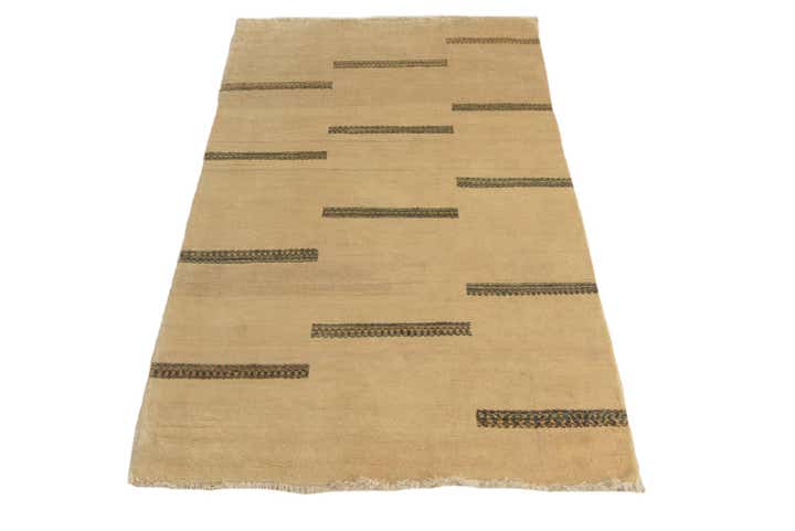 3' x 5' 2 Hand Knotted Kashkuli Gabbeh Oriental Wool Rug