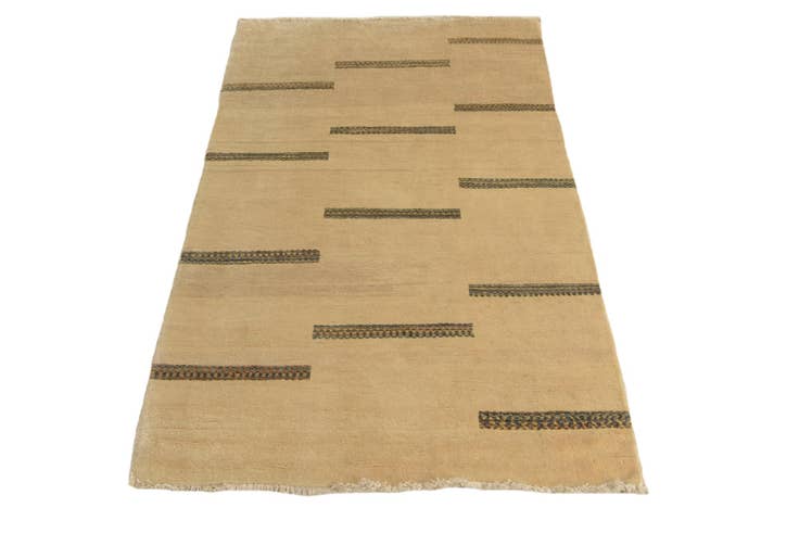 Detail image of 3' x 5' 2 Hand Knotted Kashkuli Gabbeh Oriental Wool Rug