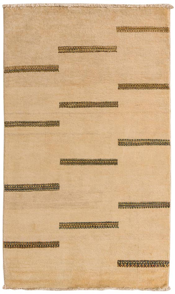 Detail image of 3' x 5' 2 Hand Knotted Kashkuli Gabbeh Oriental Wool Rug