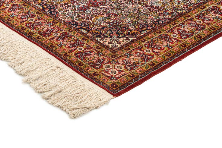 Detail image of 3' 2 x 5' 4 Hand Knotted Kashmir Oriental Wool Rug