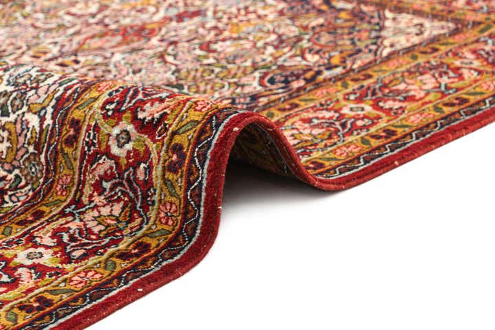 3' 2 x 5' 4 Hand Knotted Kashmir Oriental Wool Rug