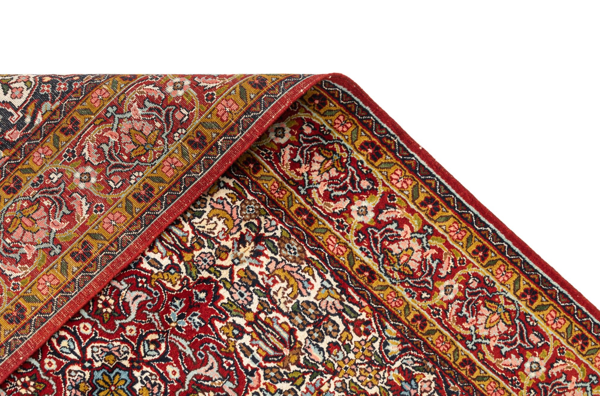 3' 2 x 5' 4 Hand Knotted Kashmir Oriental Wool Rug