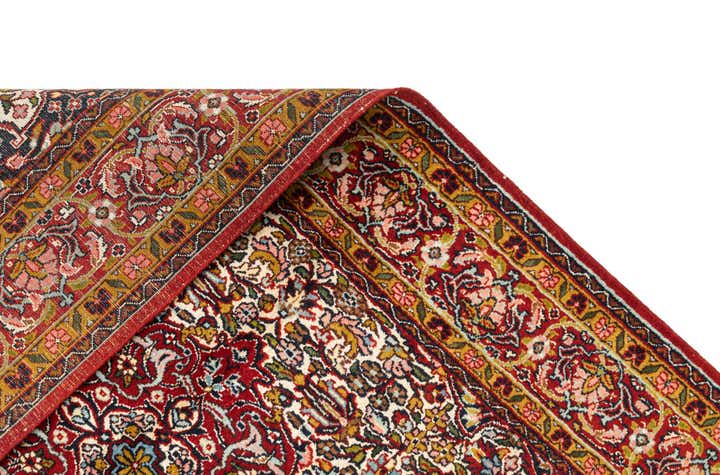 3' 2 x 5' 4 Hand Knotted Kashmir Oriental Wool Rug