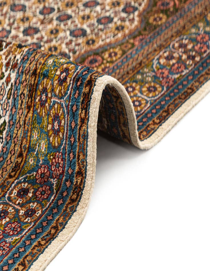 Detail image of 3' 1 x 5'  Hand Knotted Kashmir Oriental Rug