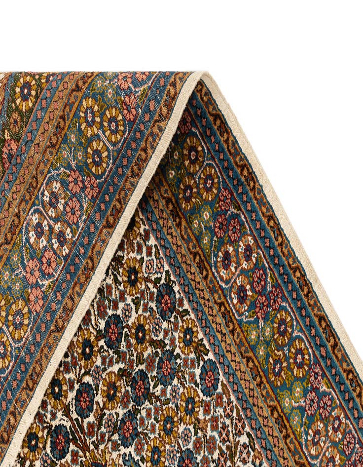 Detail image of 3' 1 x 5'  Hand Knotted Kashmir Oriental Rug