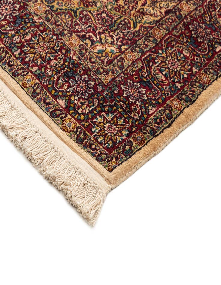 Detail image of 4' 2 x 5' 10 Hand Knotted Kashmir Wool Rug