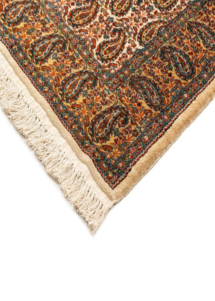 4' x 6' Hand Knotted Kashmir Oriental Wool Rug
