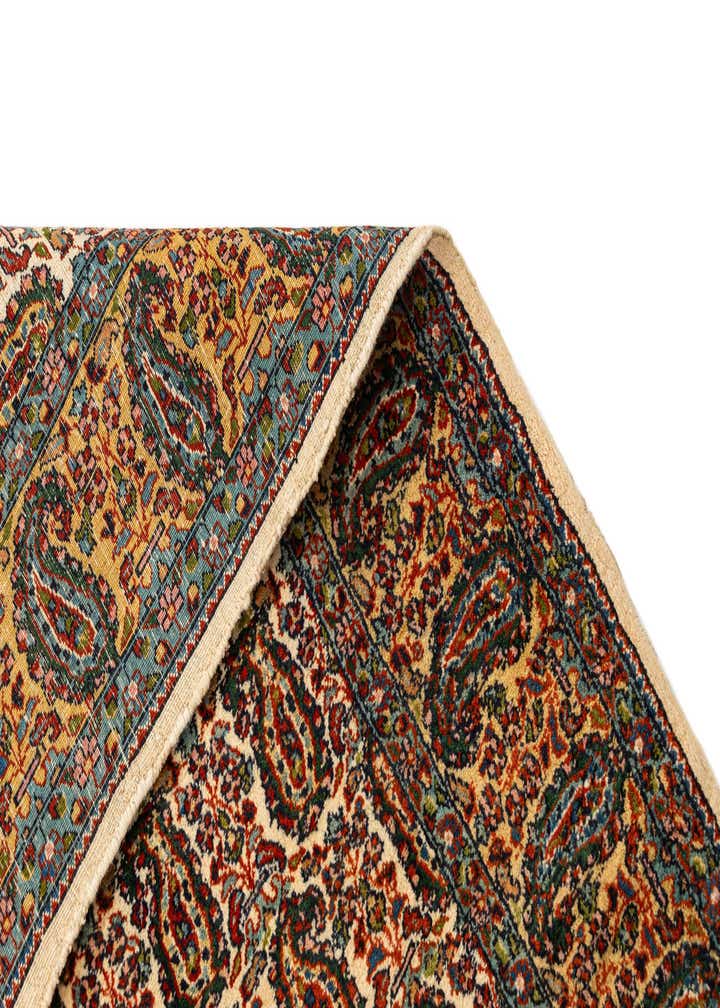 4' x 6' Hand Knotted Kashmir Oriental Wool Rug