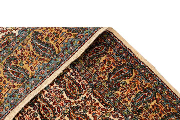 4' x 6' Hand Knotted Kashmir Oriental Wool Rug