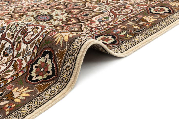 Detail image of 3' x 5' Hand Knotted Kashmir Oriental Wool Rug