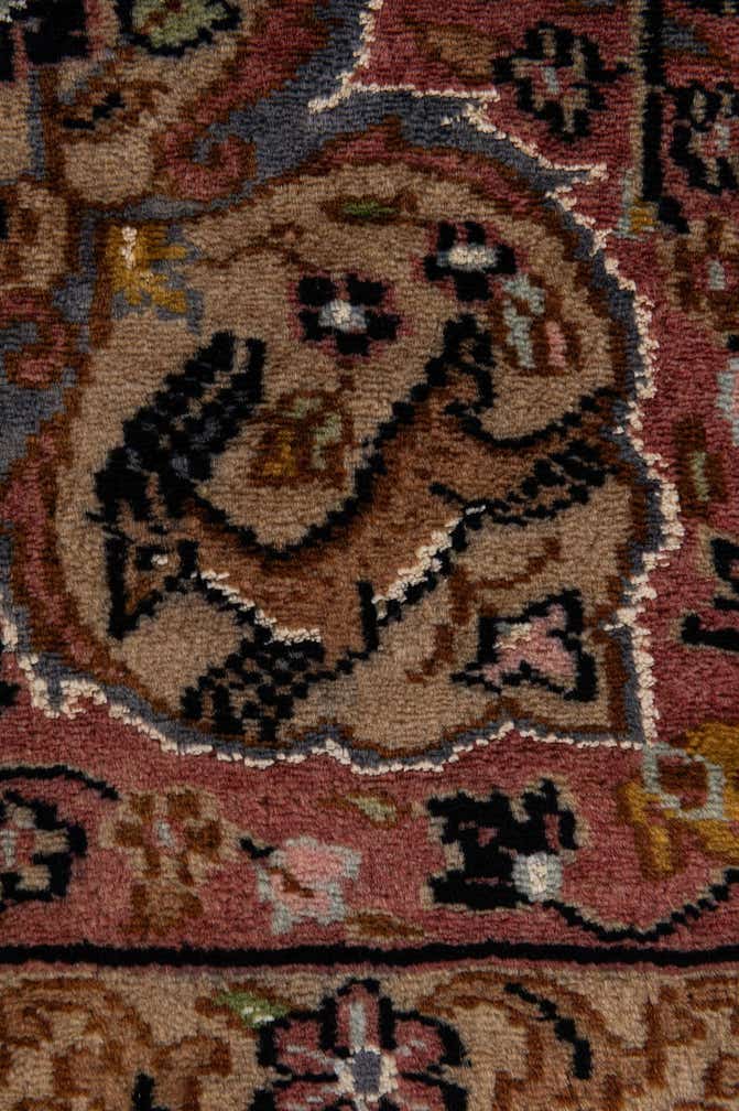 4' 3 x 5' 10 Hand Knotted Kashmir Oriental Rug