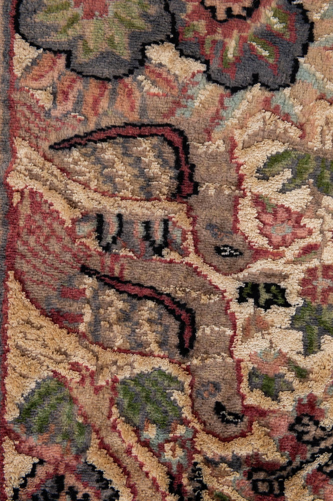 3' 1 x 5' 3 Hand Knotted Kashmir Oriental Rug