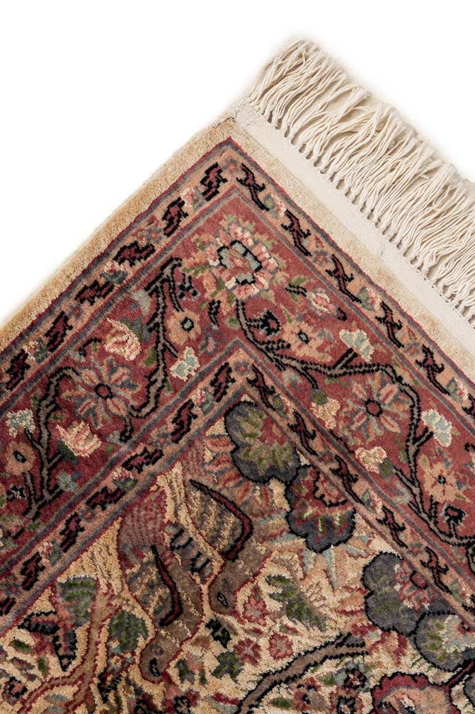 3' 1 x 5' 3 Hand Knotted Kashmir Oriental Rug