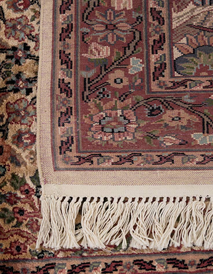 Detail image of 3' 1 x 5' 3  Hand Knotted Kashmir Oriental Rug