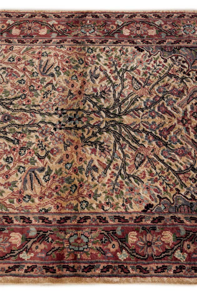 Detail image of 3' 1 x 5' 3 Hand Knotted Kashmir Oriental Rug