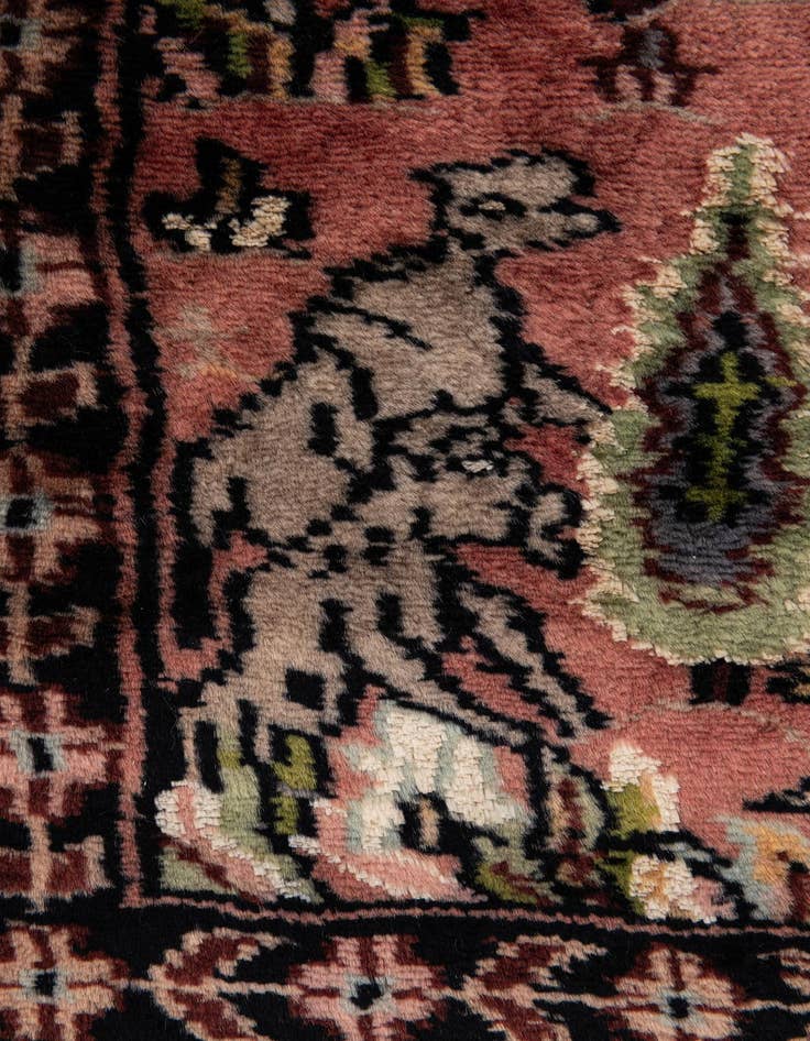 Detail image of 3' 3 x 5' 1  Hand Knotted Kashmir Oriental Rug