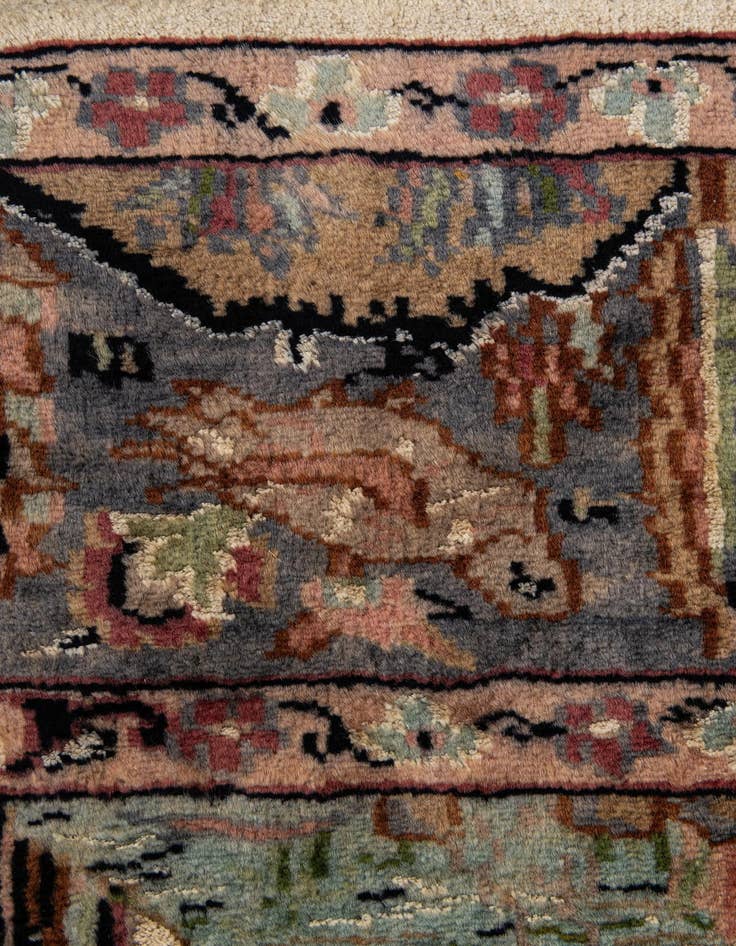 Detail image of 3' 2 x 5' 4  Hand Knotted Kashmir Rug