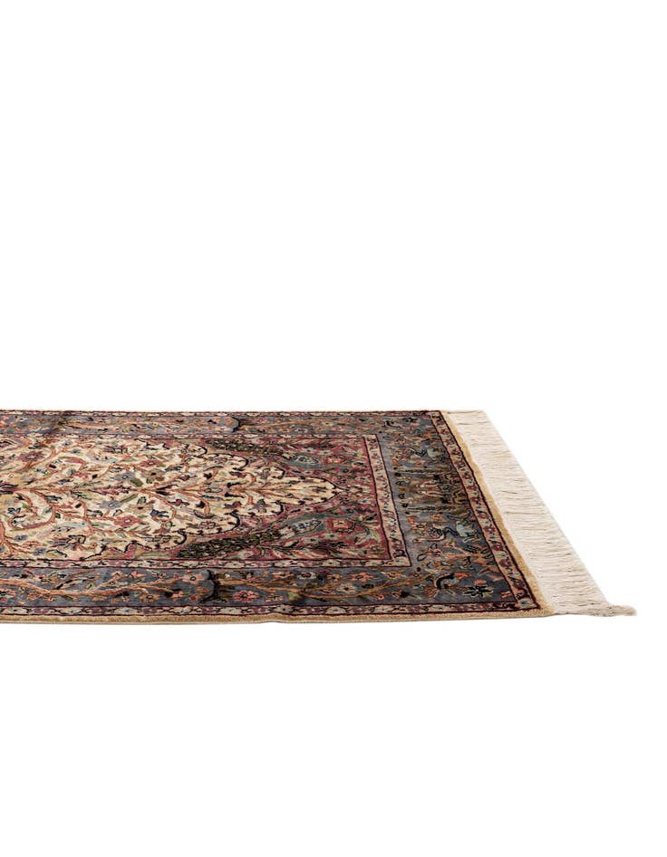 Detail image of 3' 2 x 5' 4  Hand Knotted Kashmir Rug