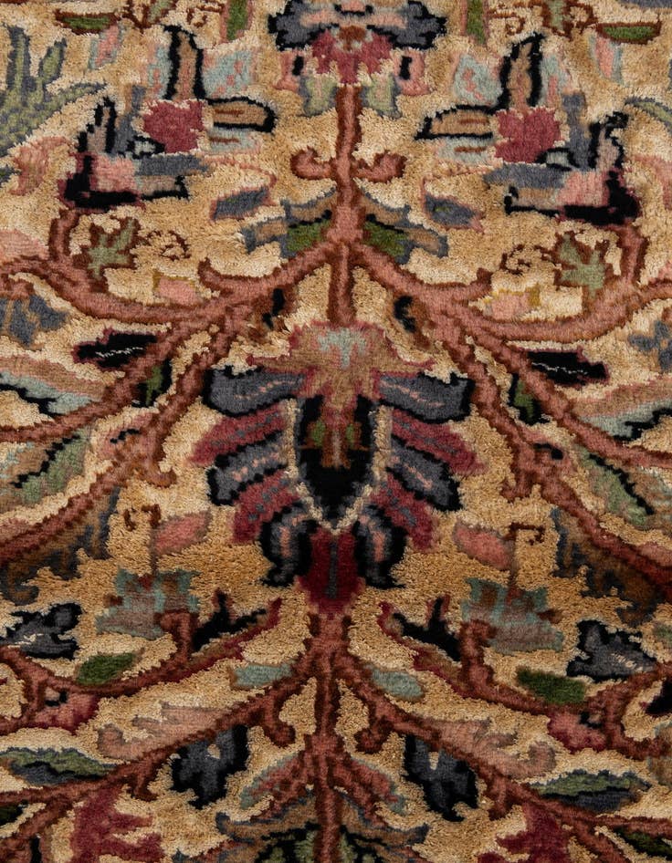 Detail image of 3' 2 x 5' 4  Hand Knotted Kashmir Rug