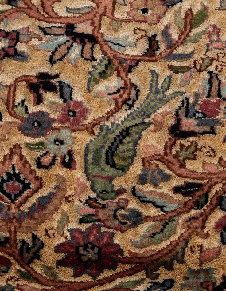 Detail image of 3' 2 x 5' 4  Hand Knotted Kashmir Rug