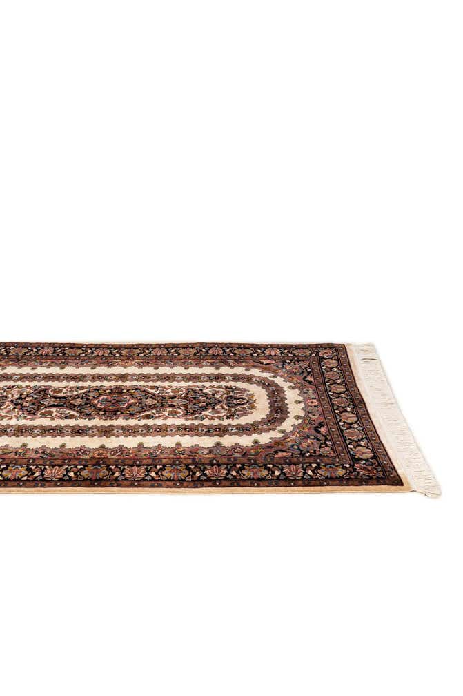 3' 4 x 5' Hand Knotted Kashmir Oriental Wool Rug